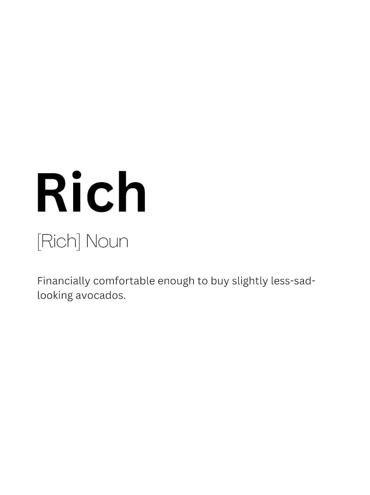 Rich Definition Meaning 1