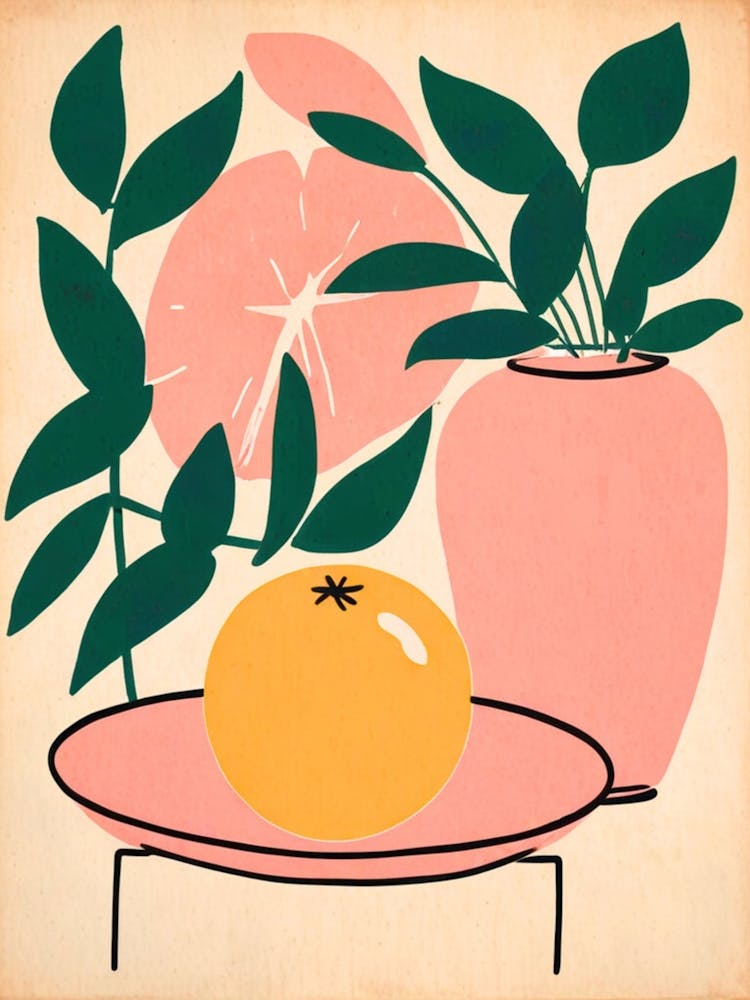 Oranges And Vases