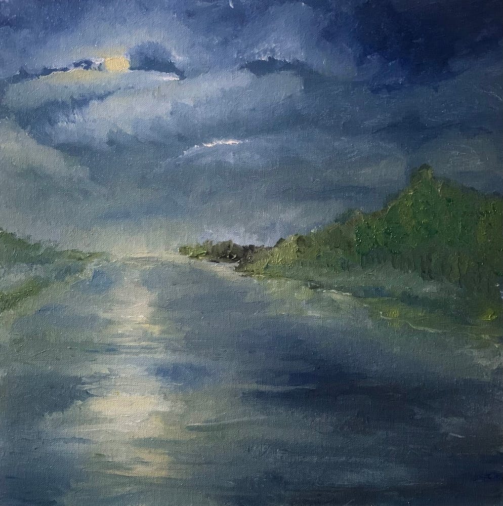 Moonlight Over The River