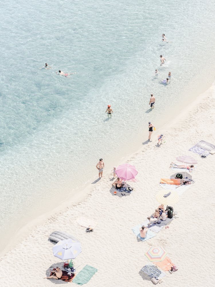 People At The Beach Tropea