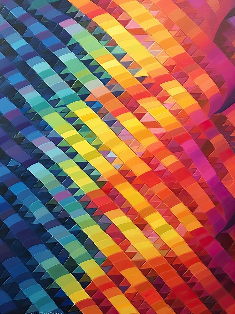 Dna Art Abstract Painting 14