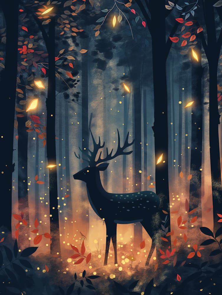 Deer In The Forest