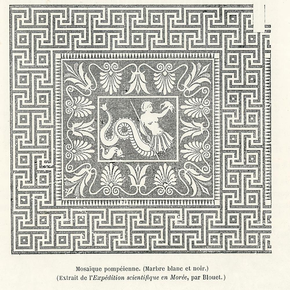 Pompeiian Decorative Design, Albert Racine