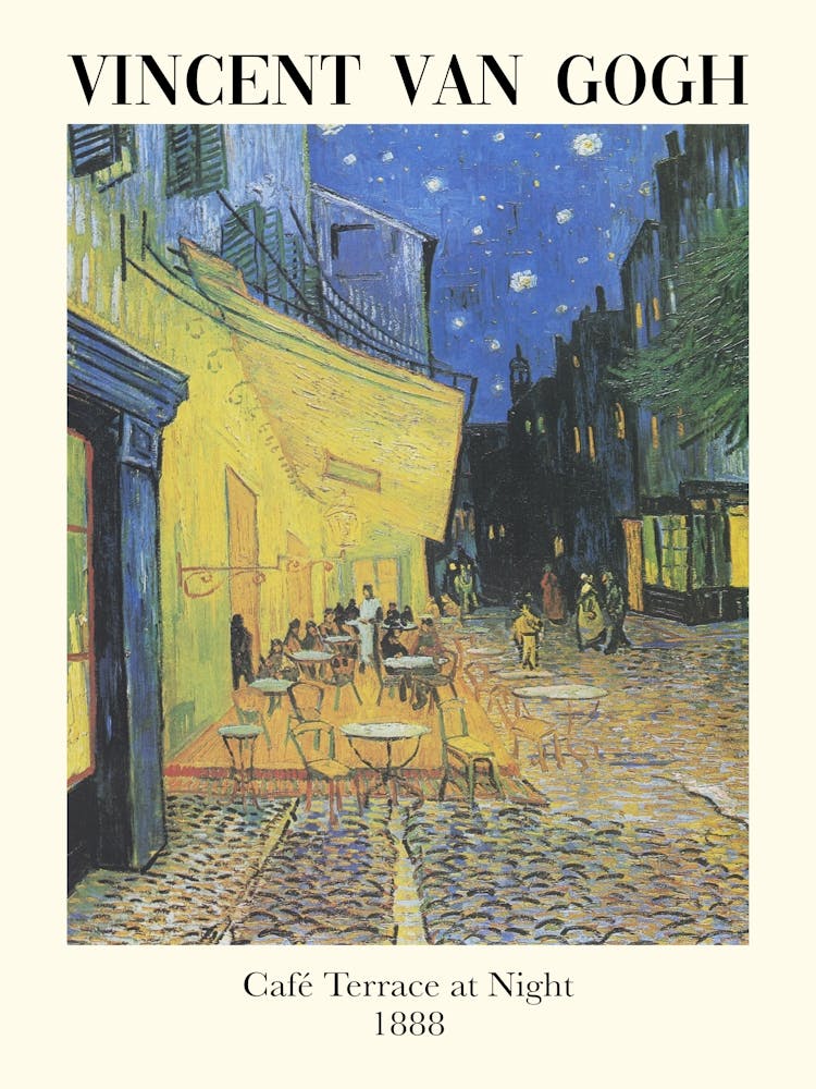 Vincent Van Gogh Cafe Terrace At Night