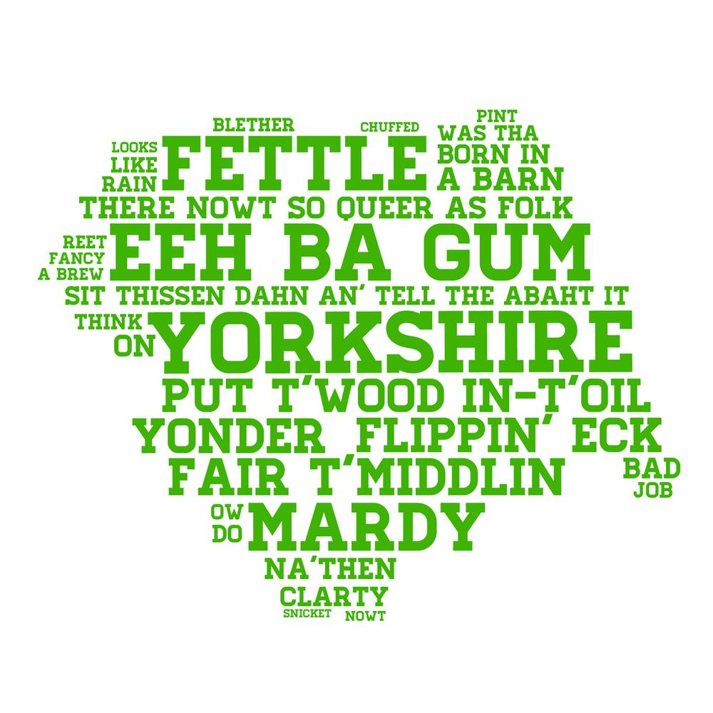 Yorkshire County Famous Sayings Print | Yorkshire Funny Print | Yorkshire Quote