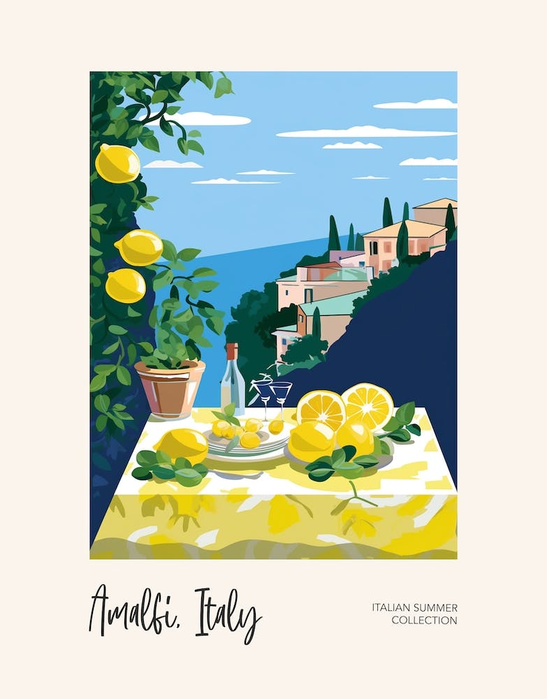 Amalfi, Italy Lemons 10 Italian Summer Collection