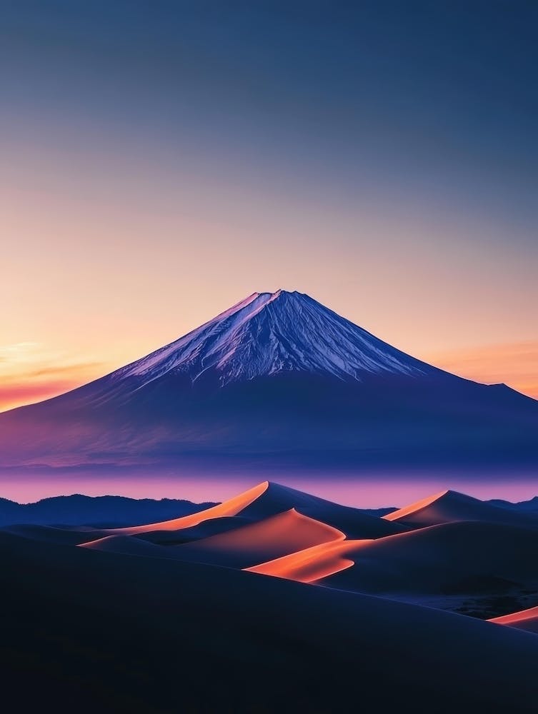 Mountain At Sunset 98