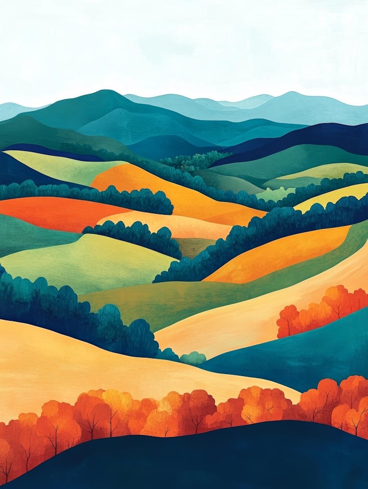 Autumn Landscape Canvas Print