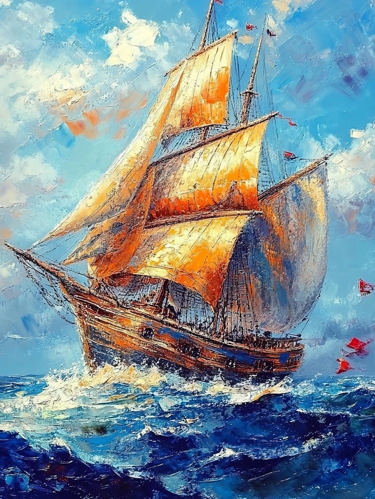 Sailboat In Sea
