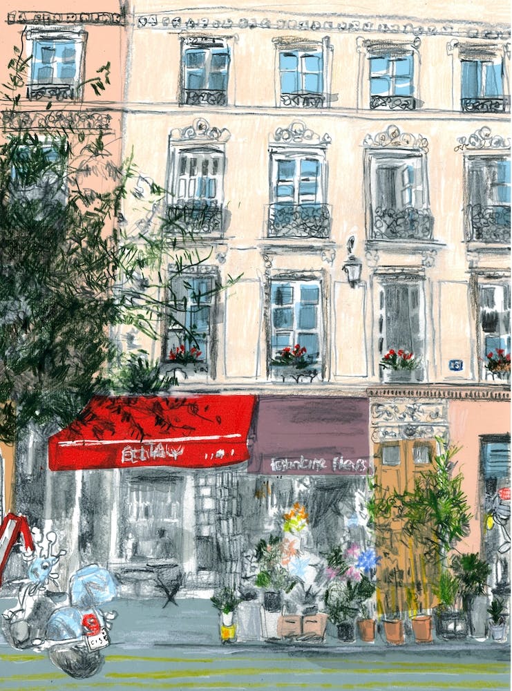 Paris Blumenladen