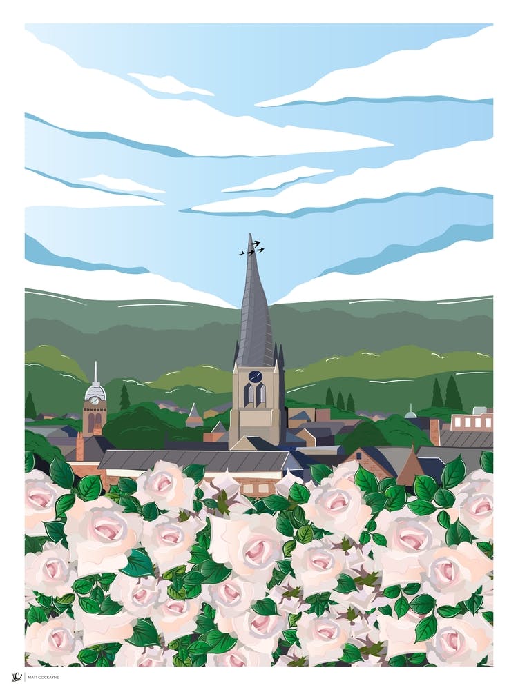 Roses In Bloom - Chesterfield