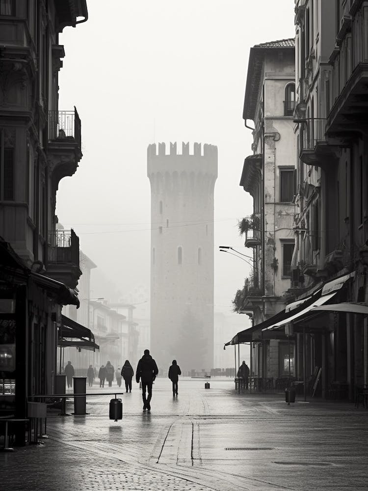 Trento, Italy,  Black And White Analogue Photography  3