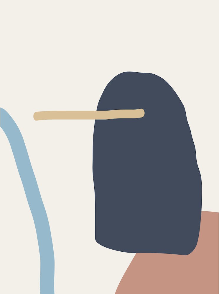 Minimalistische Erdtöne