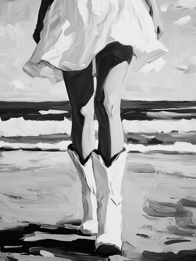 Cowgirl On The Beach 3