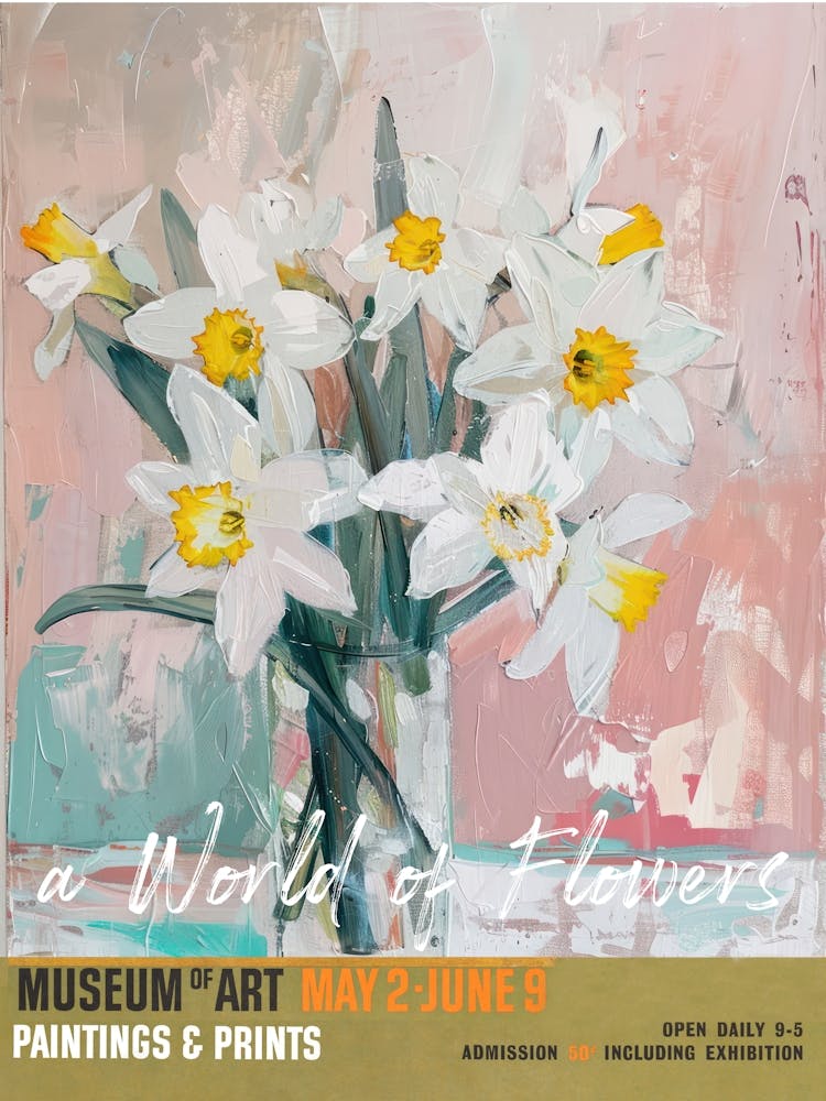 A World Of Flowers, Van Gogh Exhibition Daffodil 1