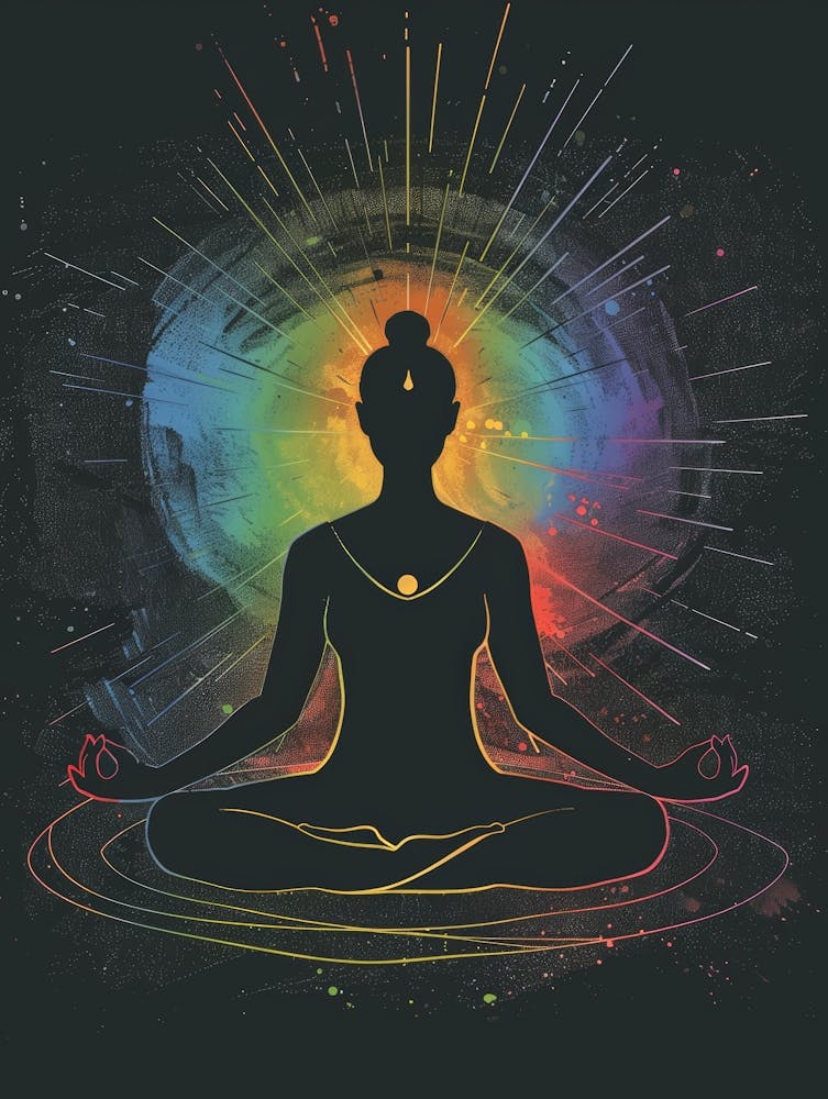 Meditating Woman 12