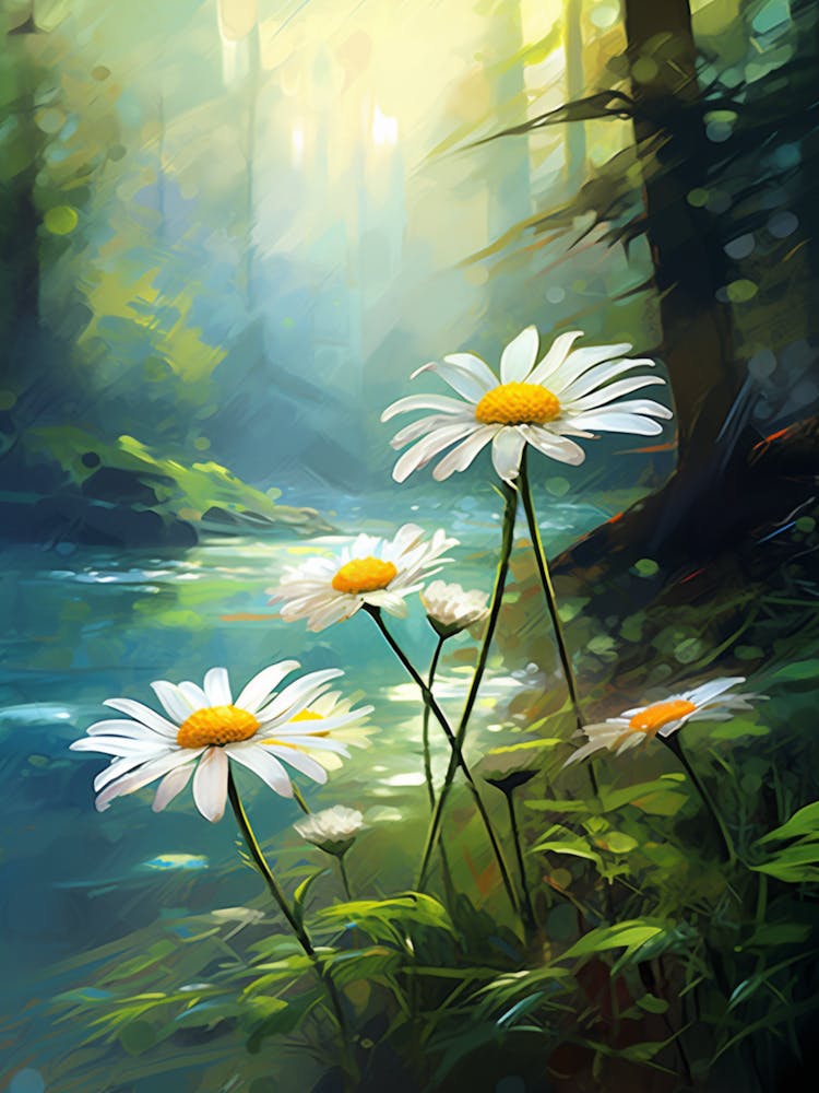 Daisy Wildflower In Rainforest, South Western Style (2)