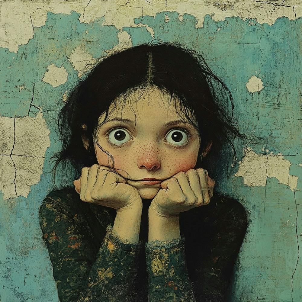 Little Girl With Big Eyes