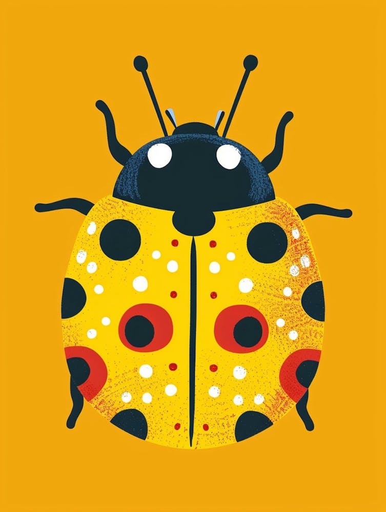 Yellow Ladybug 3