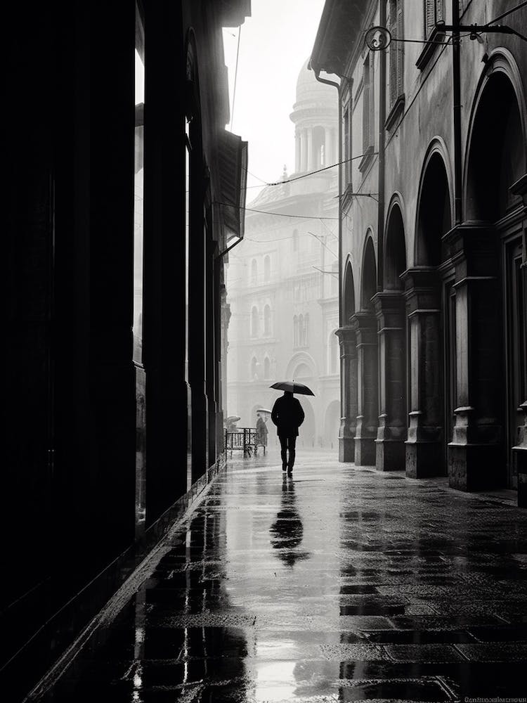 Modena, Italy,  Black And White Analogue Photography  2