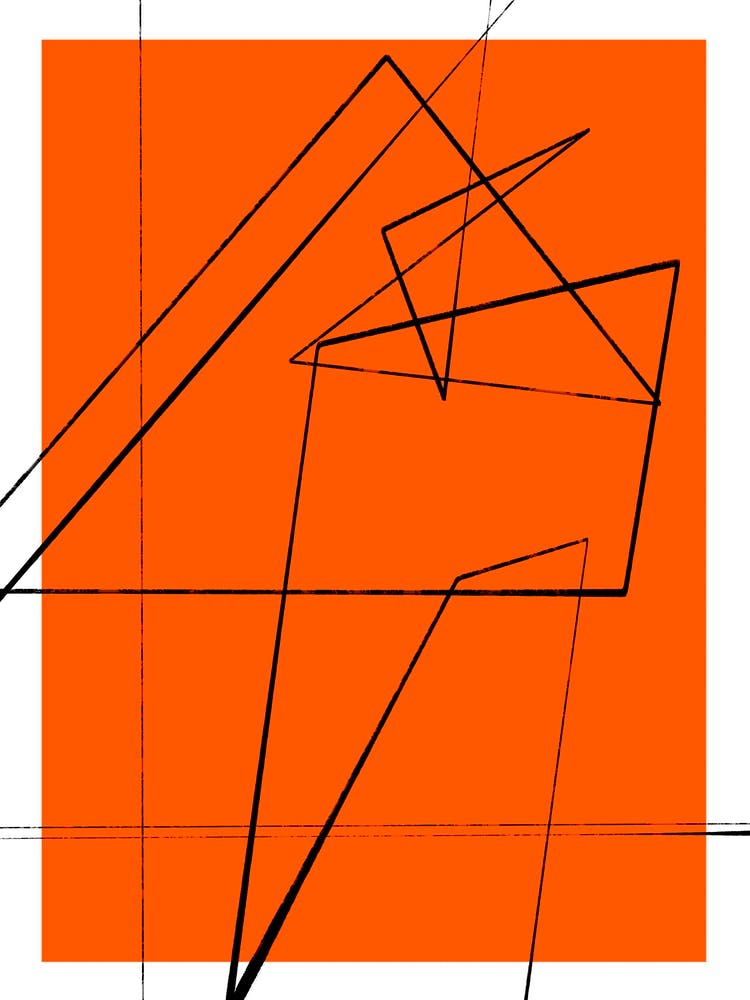 Angular Lines No 6