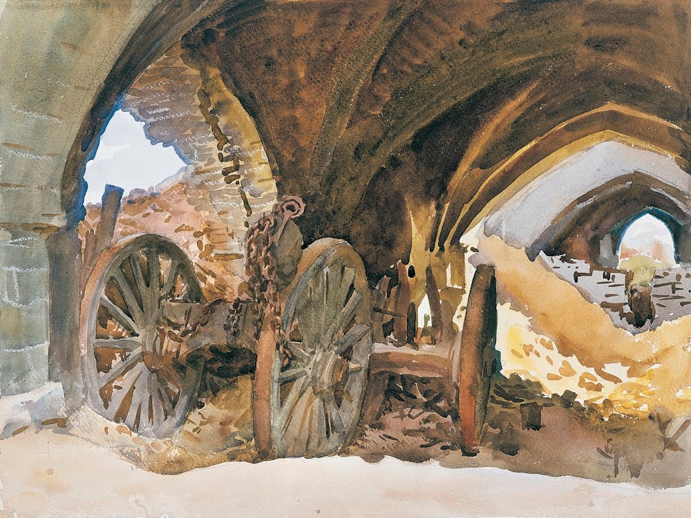 Wheels In Vault (1918), John Singer Sargent