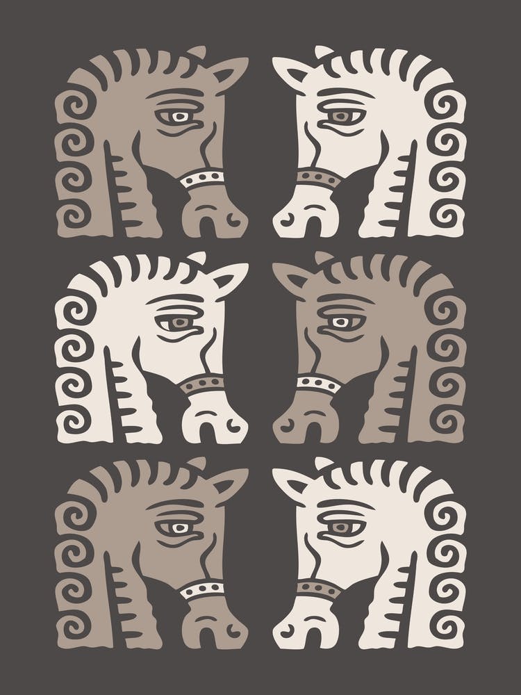 Neoclassical Horse Composition