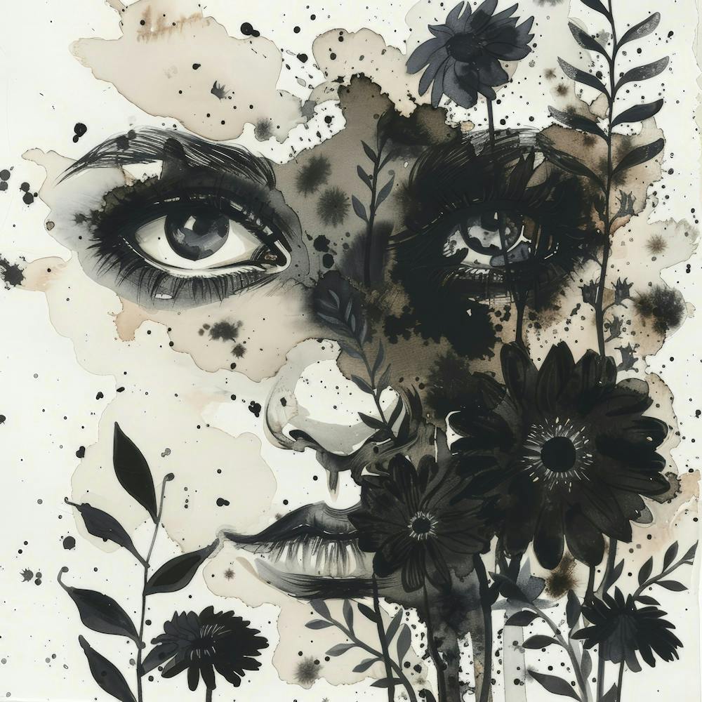 Black And White Painting 1