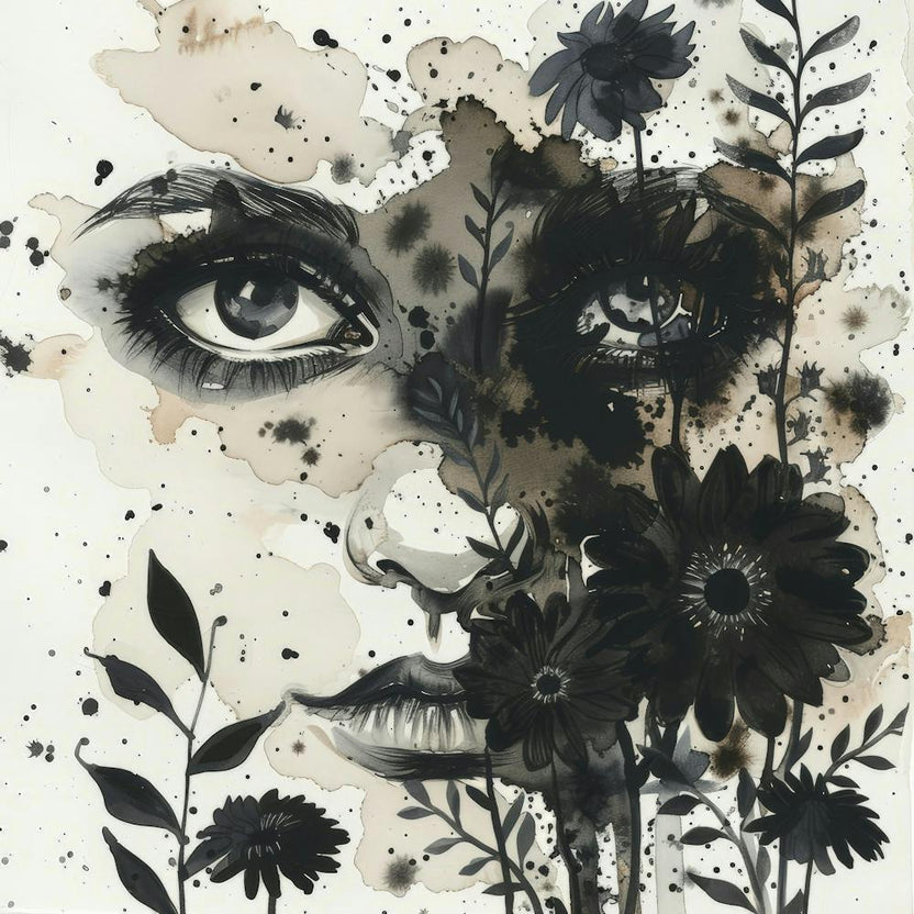 Black And White Painting 1