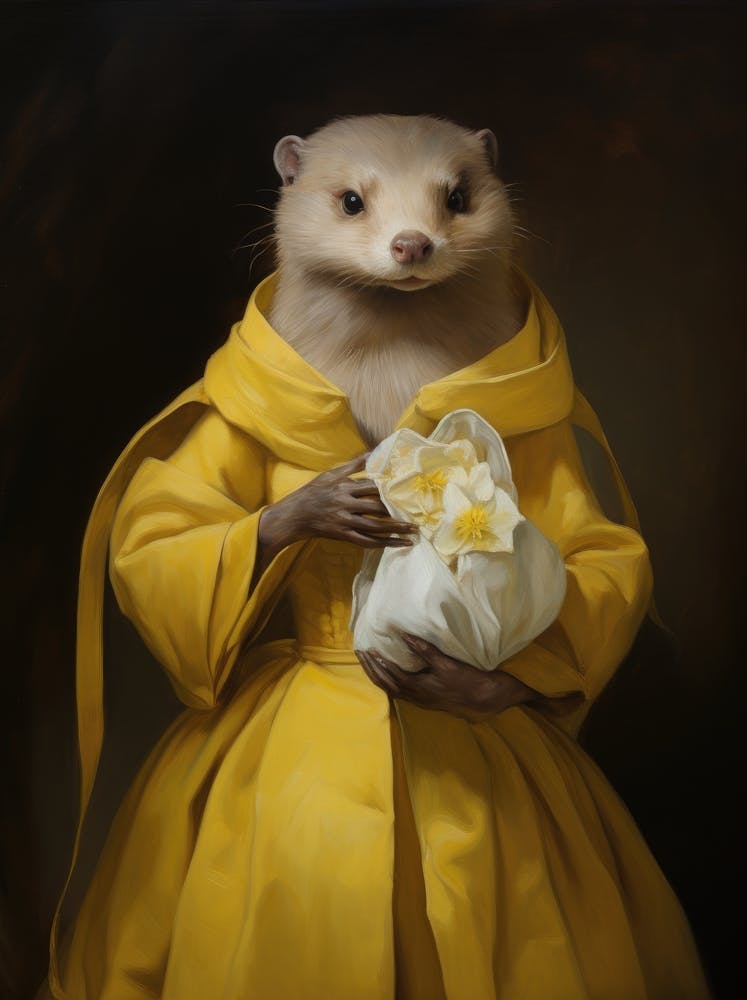 Ferret In A Dress