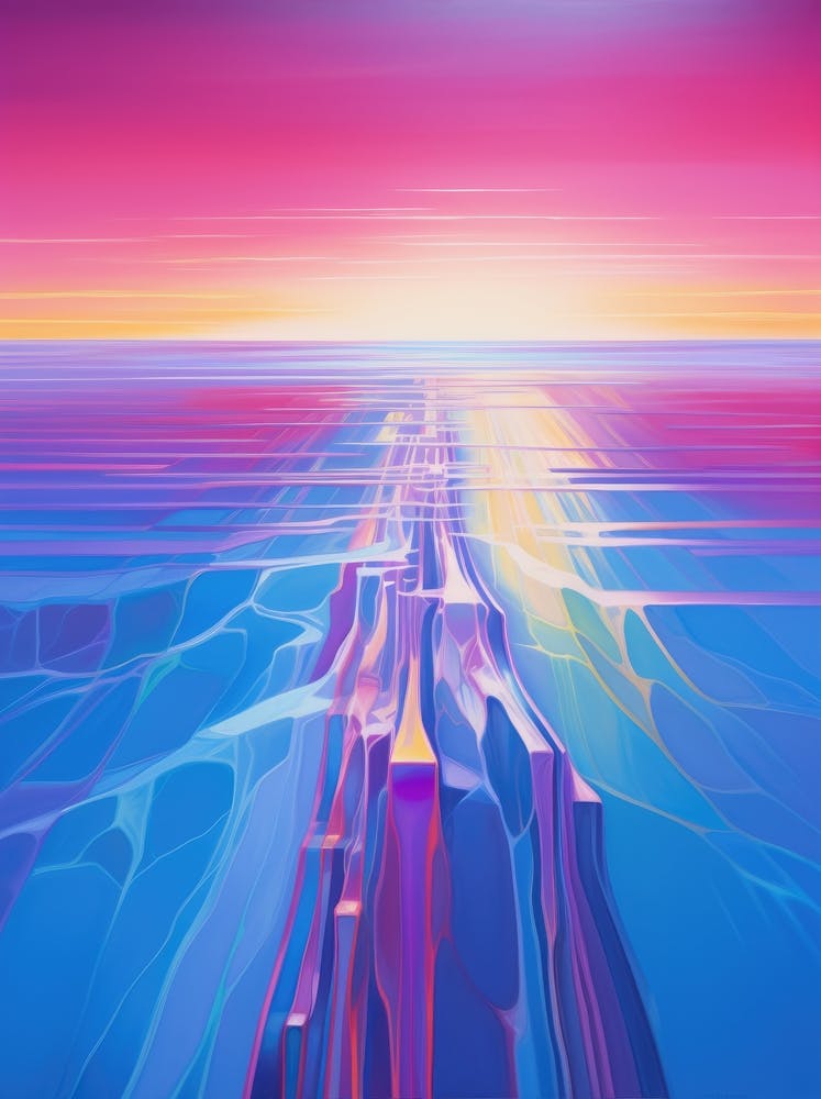 Sunset Over The Ocean 18