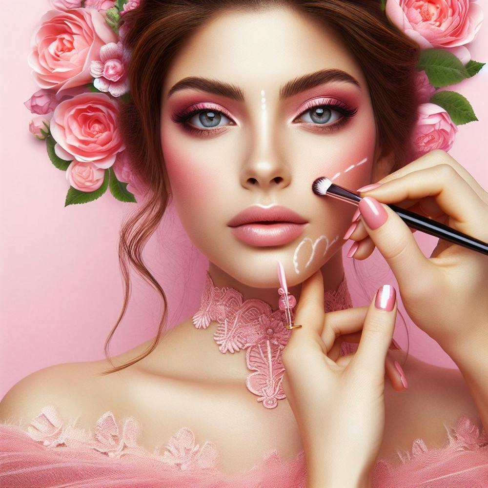 Beautiful Young Woman With Makeup