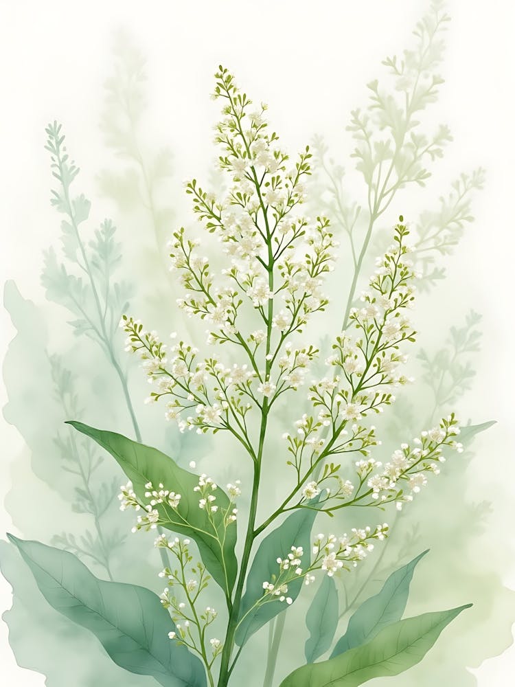 Natural Sage Leaf Composition