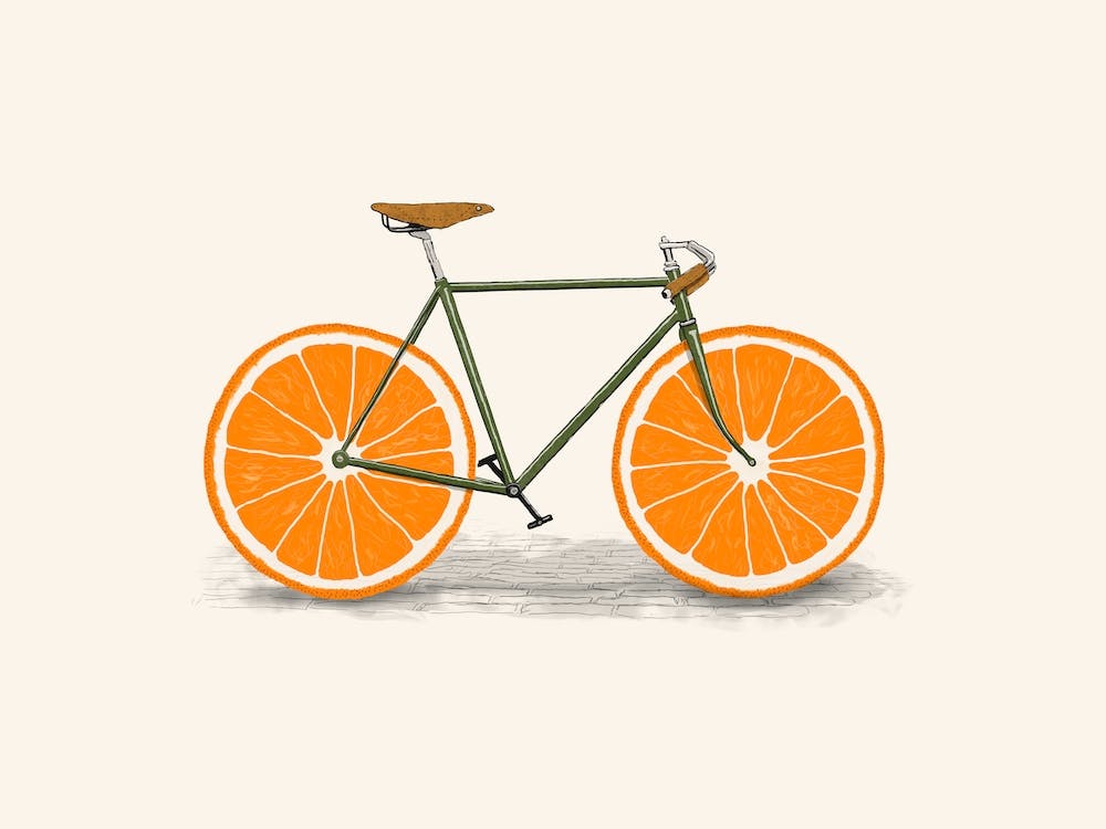 Orange Wheels