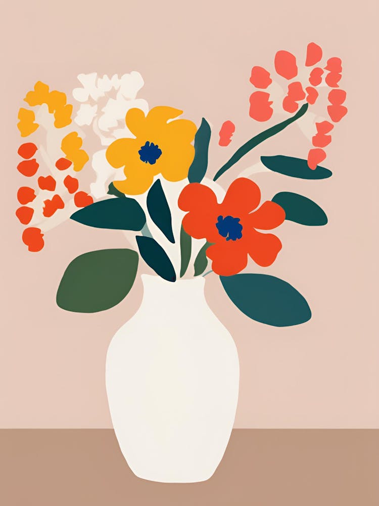 Matisse Flowers In A Vase 8