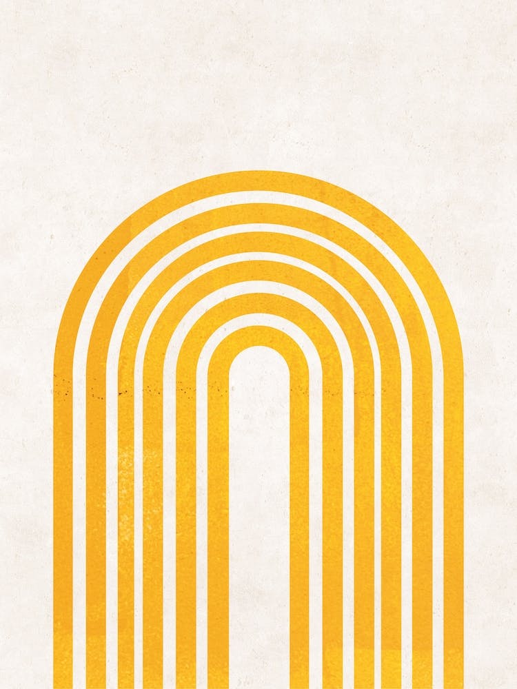 Rainbow Mustard Abstract