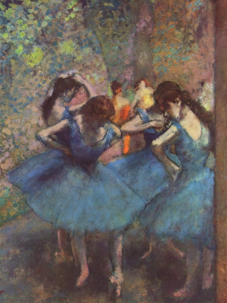 Tänzerinnen in Blau, 1890 von Edgar Degas