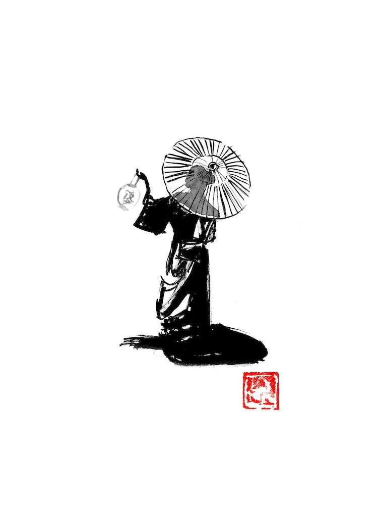 Geisha In The Light