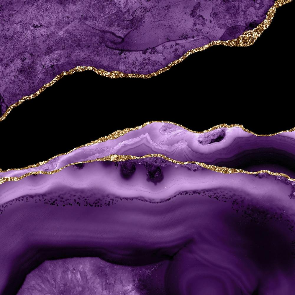 Purple & Gold Agate Texture 13