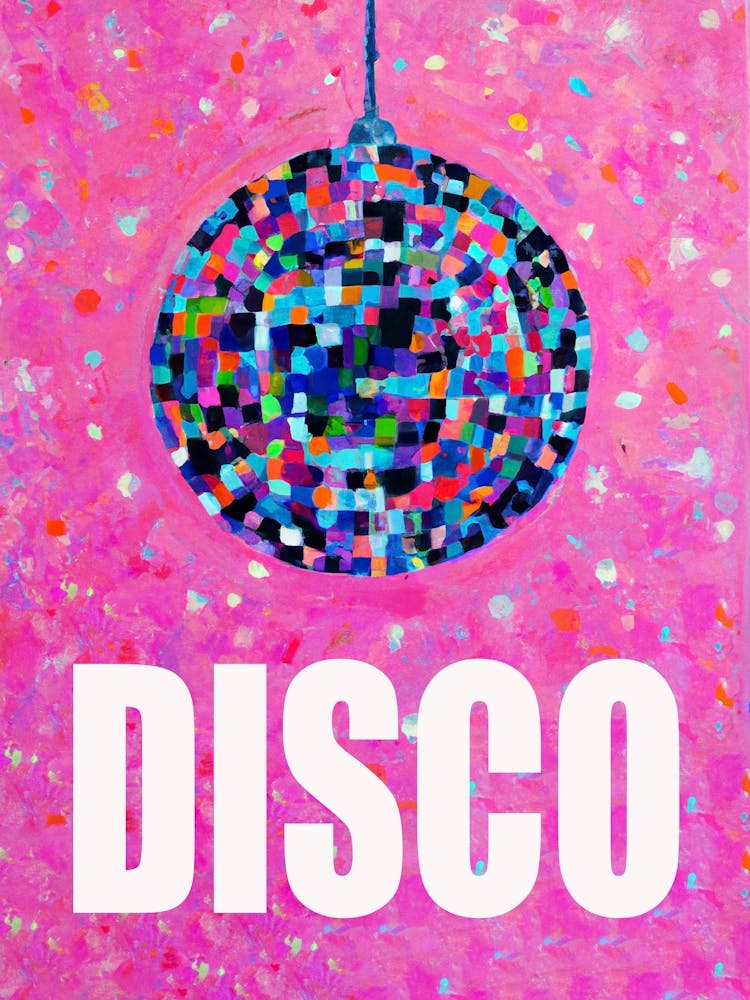 Disco Ball Pink 2