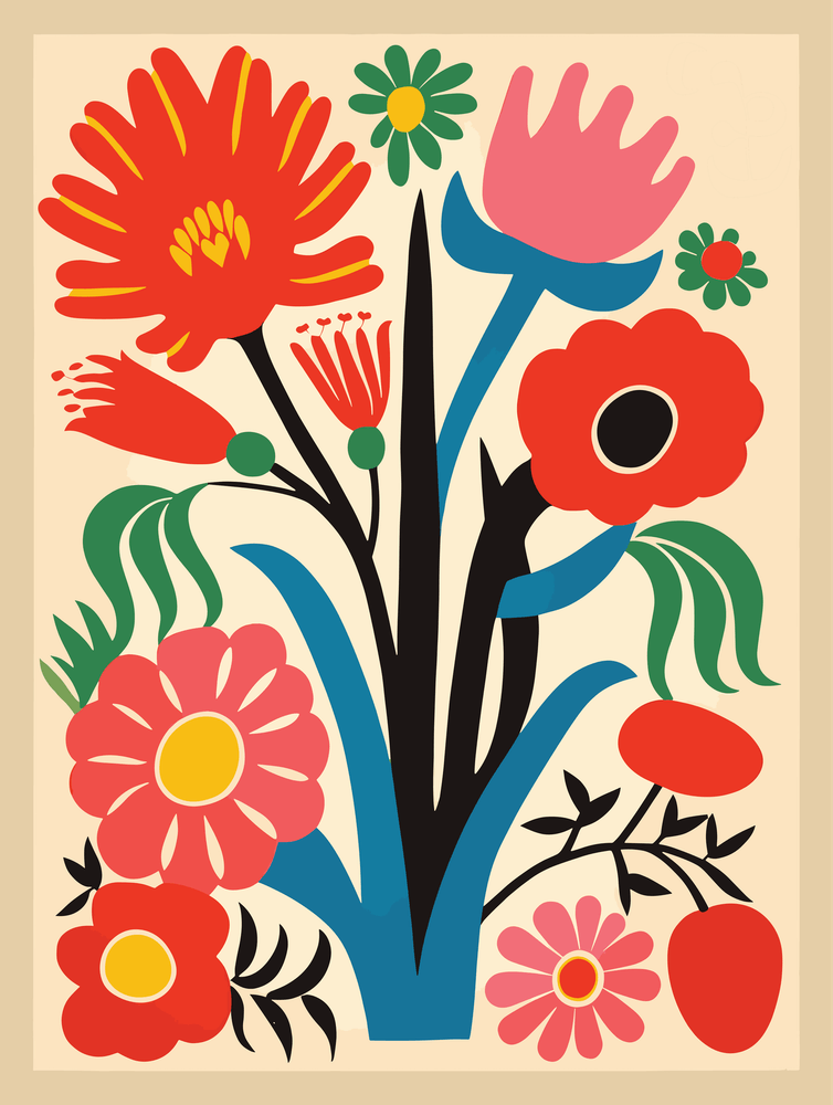 Blumen in einer Vase 60