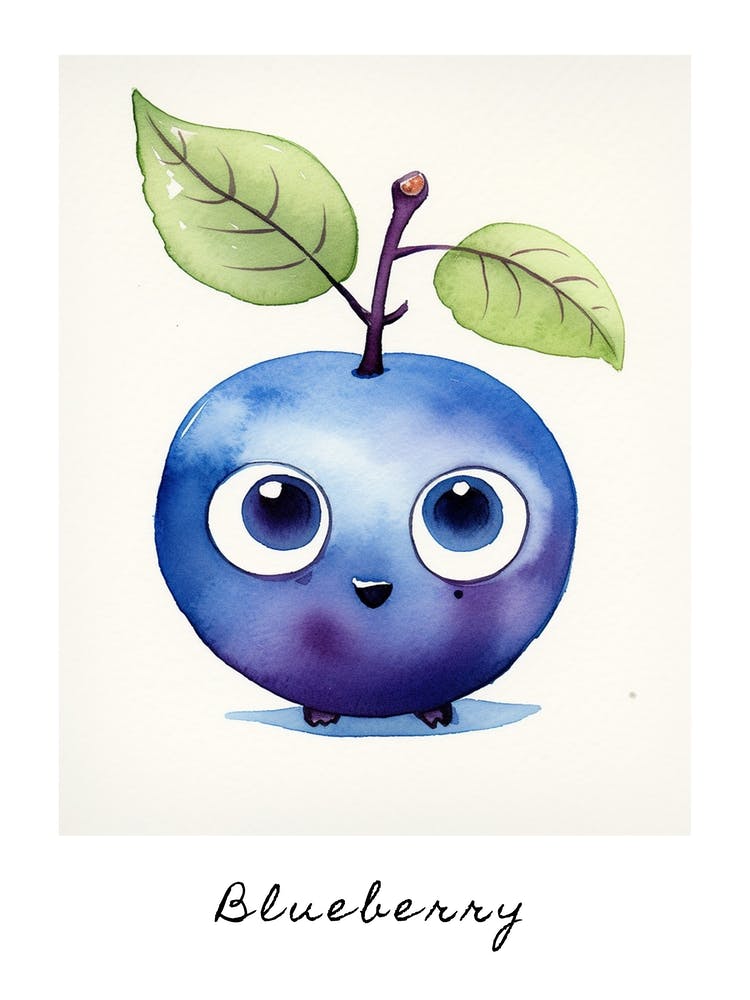 Friendly Kids Blueberry 1 Poster