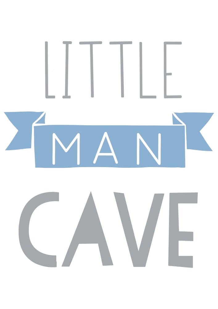 Little Man Cave Blue