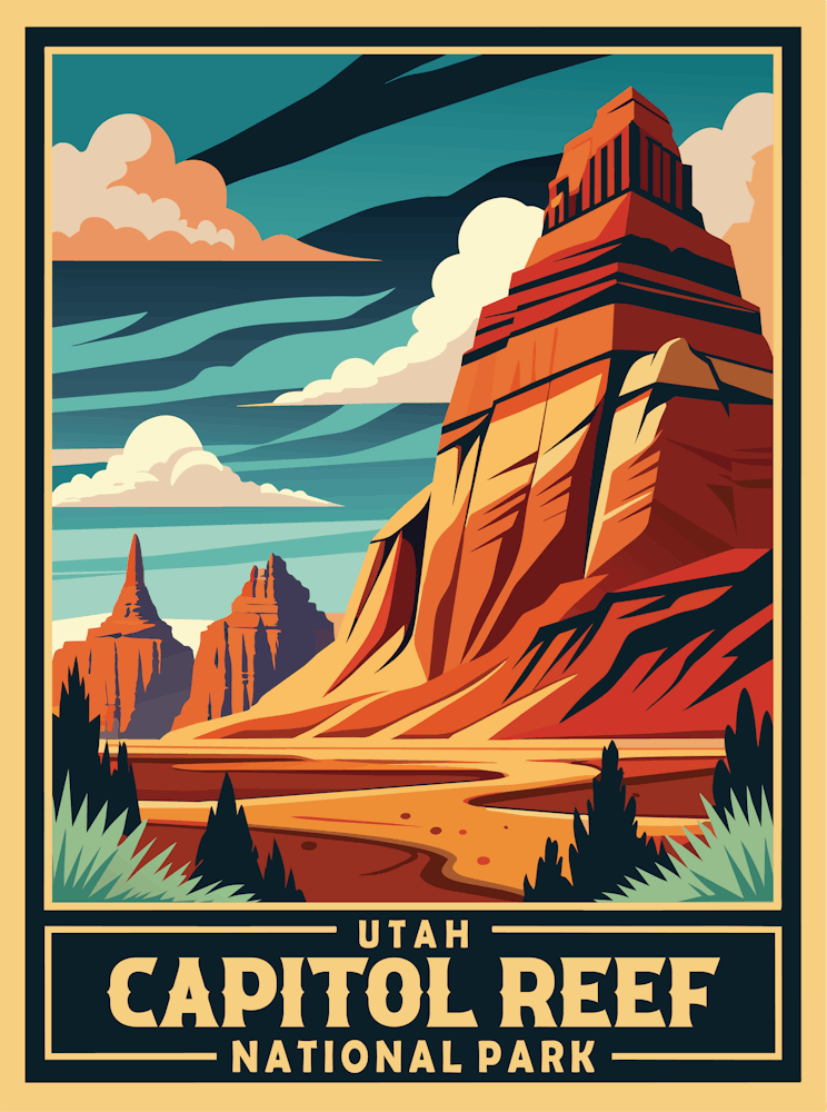 Utah Capitol Reef Nationalpark