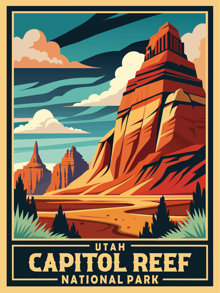 Utah Capitol Reef National Park