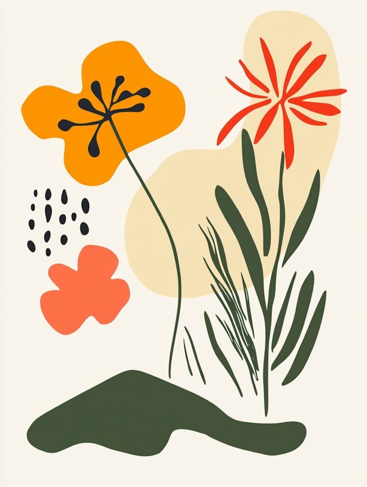 Abstract Floral Painting 22