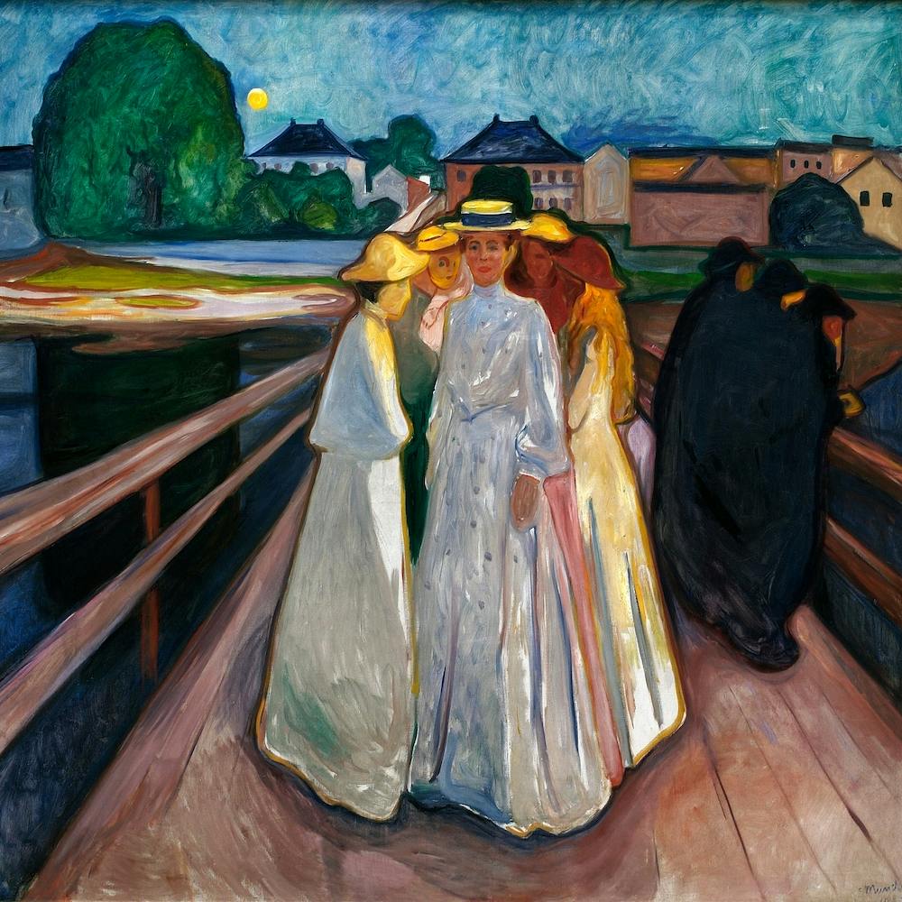 On The Bridge, Edvard Munch