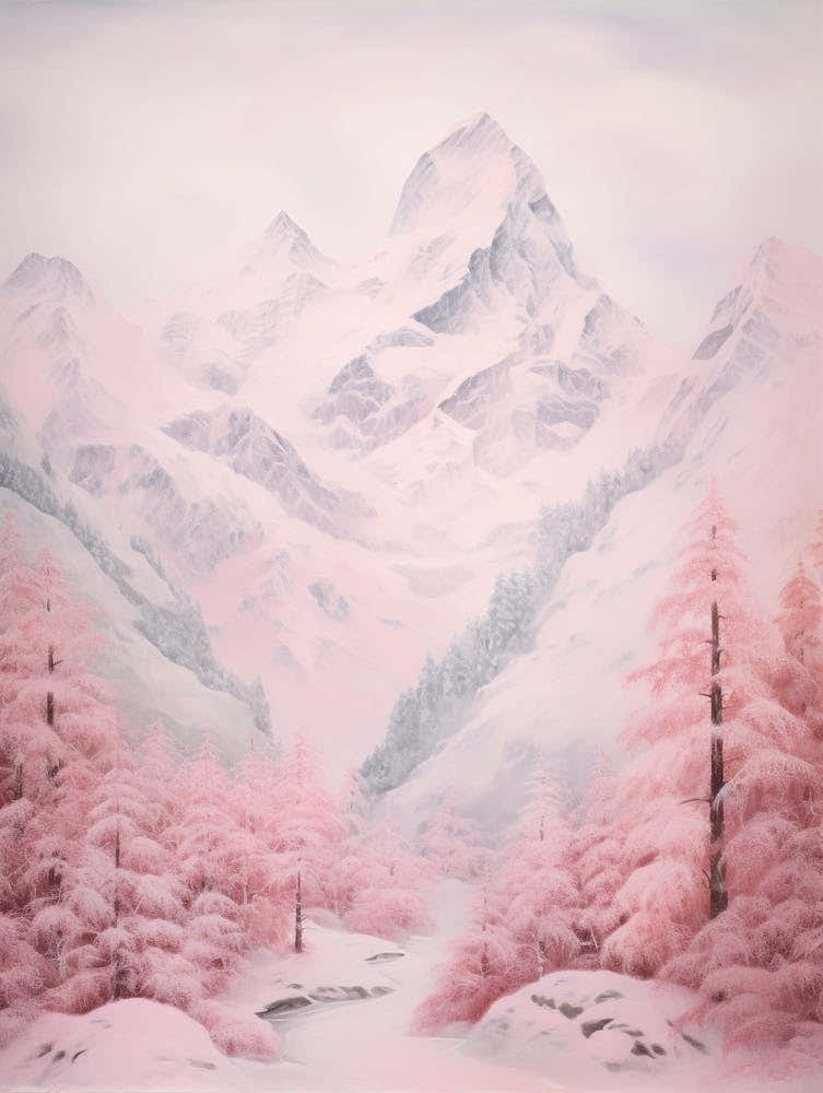 Dreamy Winter Painting Berchtesgaden National Park Germany 2