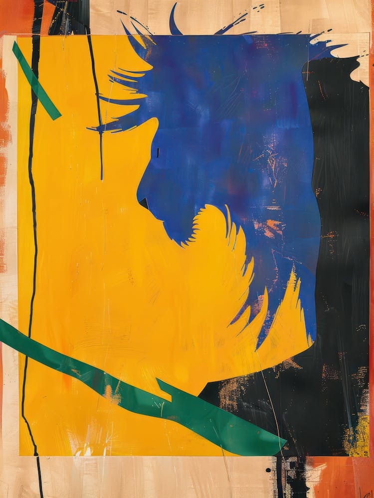 Lion 4 Cut Out Collage