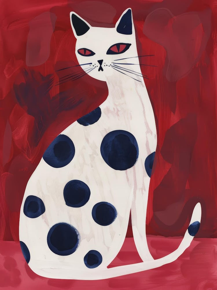 Polka Dot Cat 7